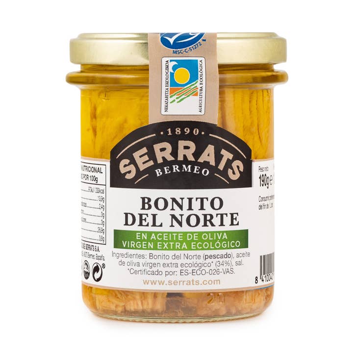 Bonito del Norte in BIO-Olivenöl extra vergine für den Großhandel von Conservas Serrats