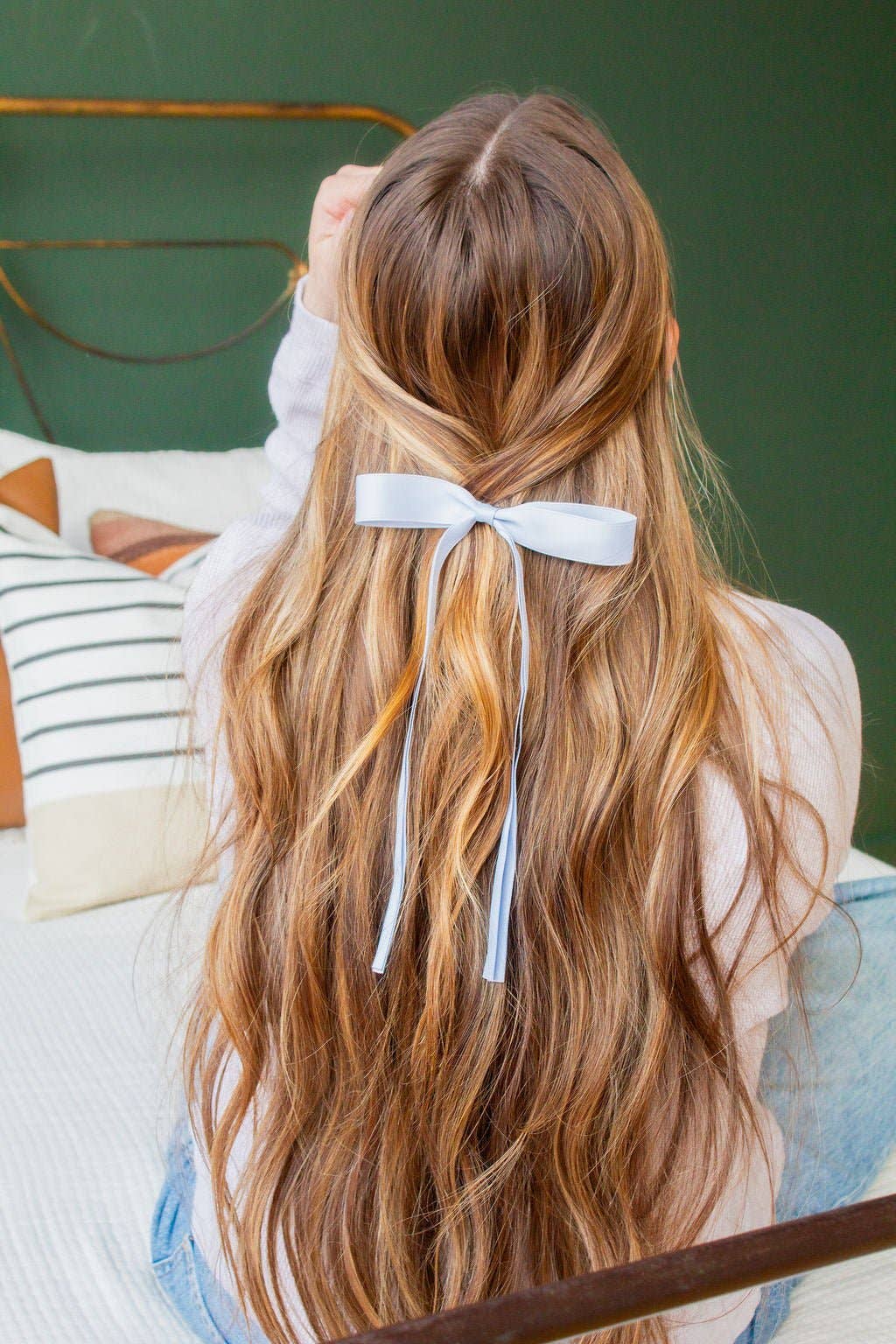 Shop Andi - Wholesale Hair Bow - Women's - Satin Ribbon Long Bow Clip17