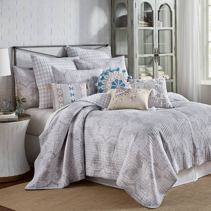 Levtex Home – wholesale Dekorativ kudde – Ronda Grå Randig Kudde
