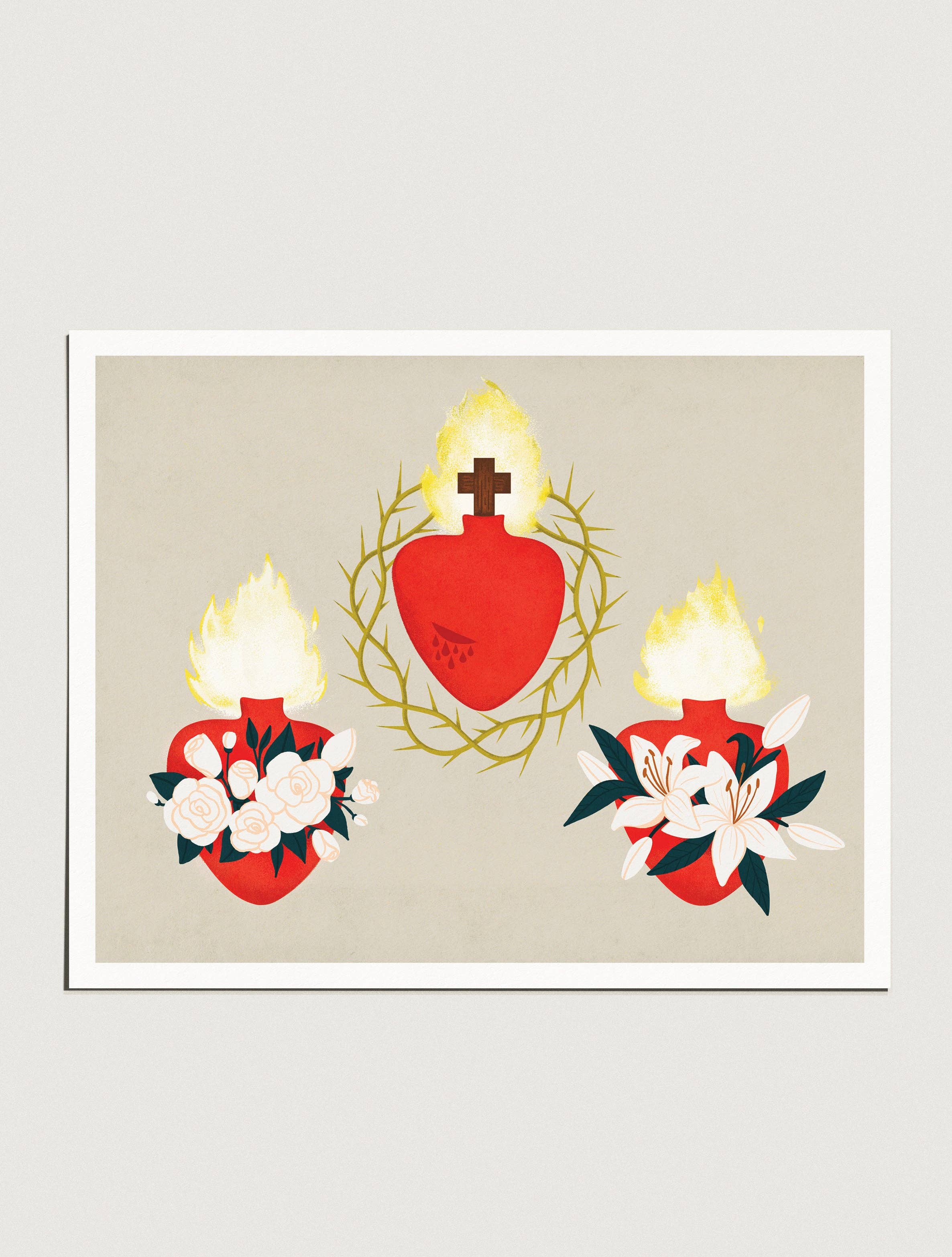 Providential Co. - Wholesale Art Print - Prints: Holy Family Hearts7