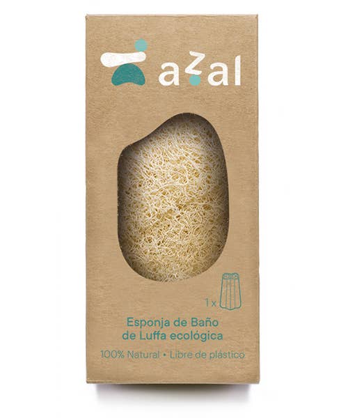 La Rueda Natural - Venta al por mayor Pufs/esponjas de baño - Esponja de Luffa-exfoliante corporal. Azal.2