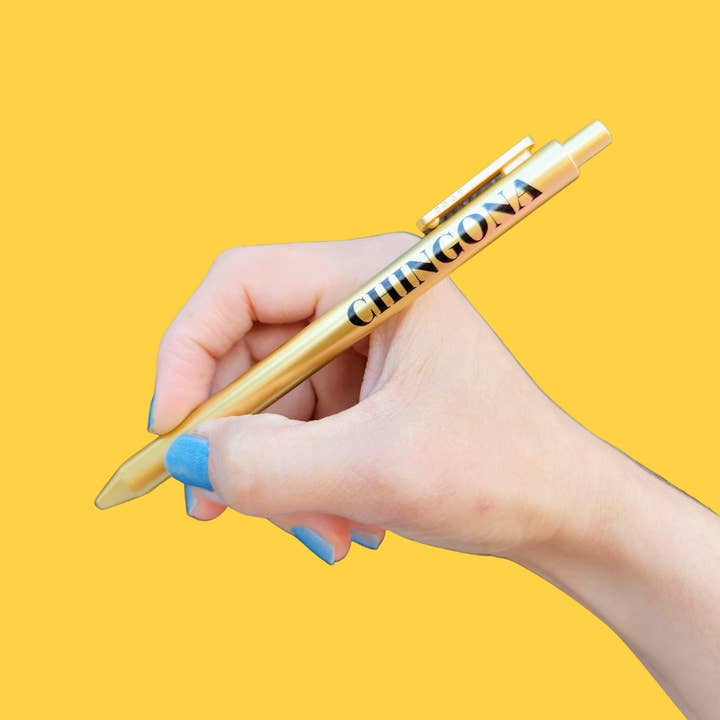 Ana Karen Loves Paper – wholesale Pen – Chingona Black Ink Pen