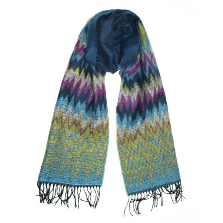 SERENITA - Wholesale Scarf - Unisex - Cashmere Feel Scarf Soft Warm Unisex Tartan Made in Korea8