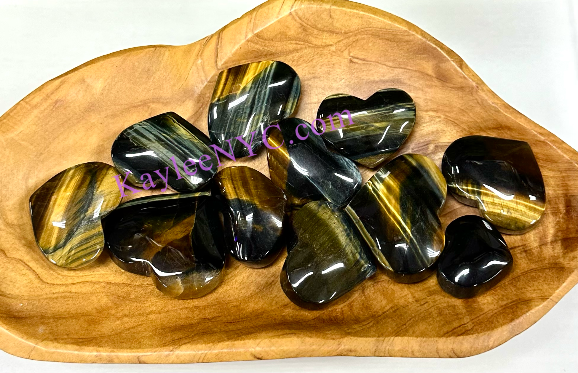 KayleeNYC - Wholesale Spiritual Stone/Crystal - Wholesale Lot 1 lb  Natural Tiger Eye Heart Crystal Healing2