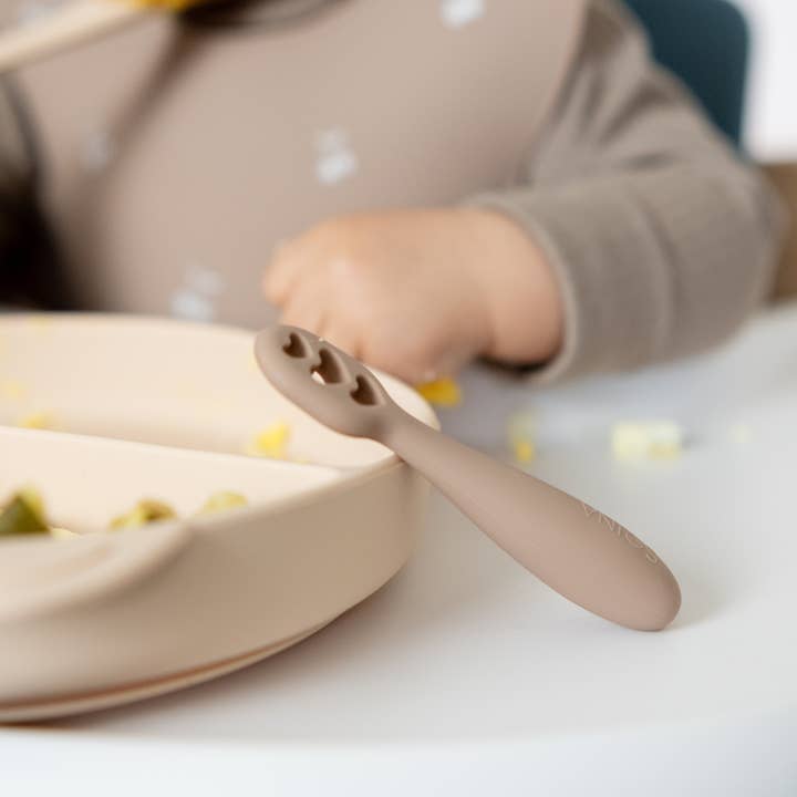 Soina - Wholesale Spoon - Kids & Baby - Pre-spoons (Old Rose/ Taupe)1