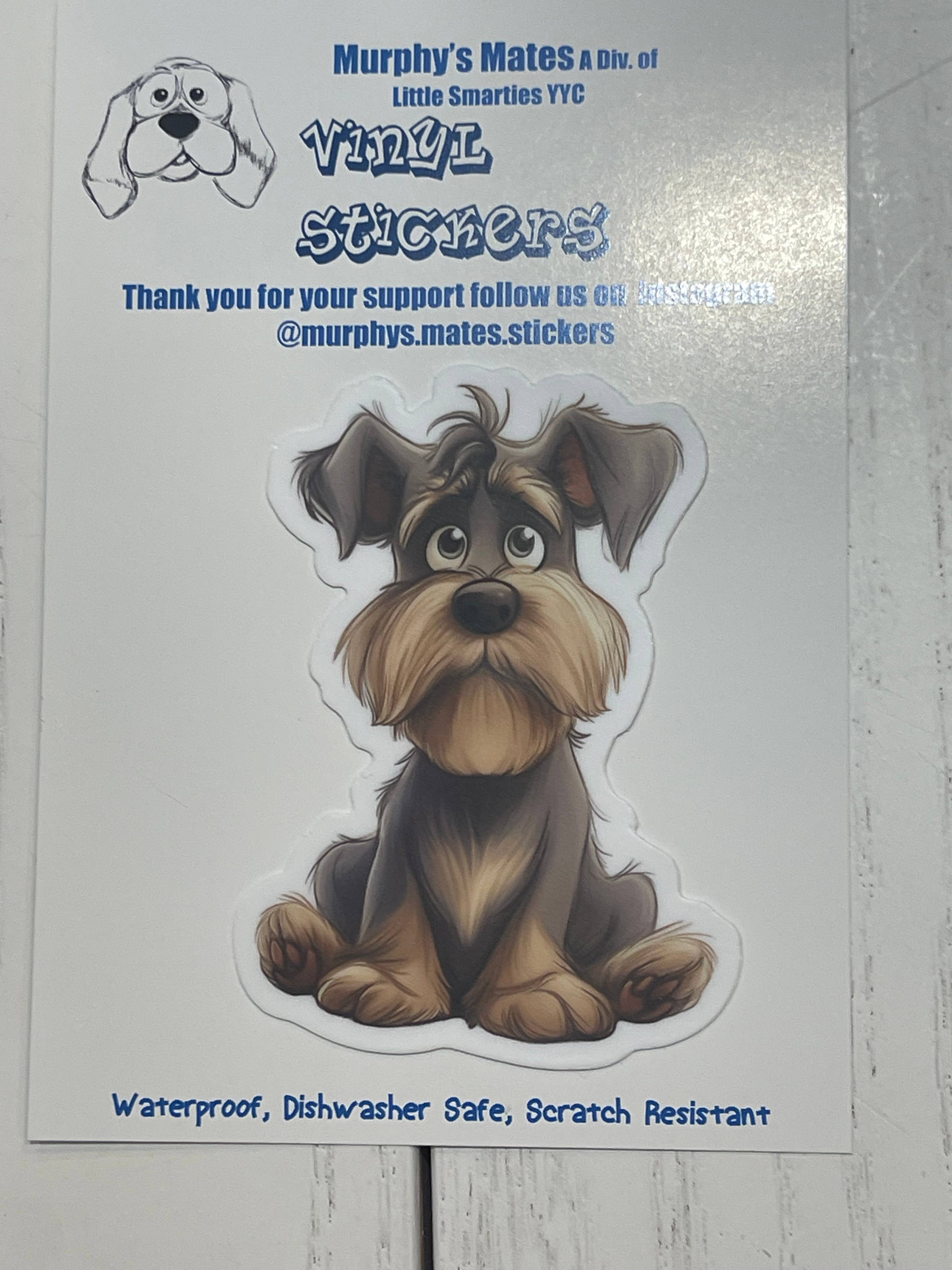 Little Smarties YYC – wholesale Sticker – Schnauzer Sticker MM1