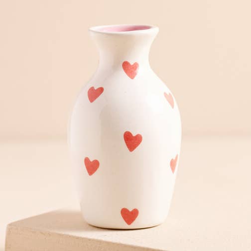 Heart Tiny Bud Vase for wholesale by Lisa Angel