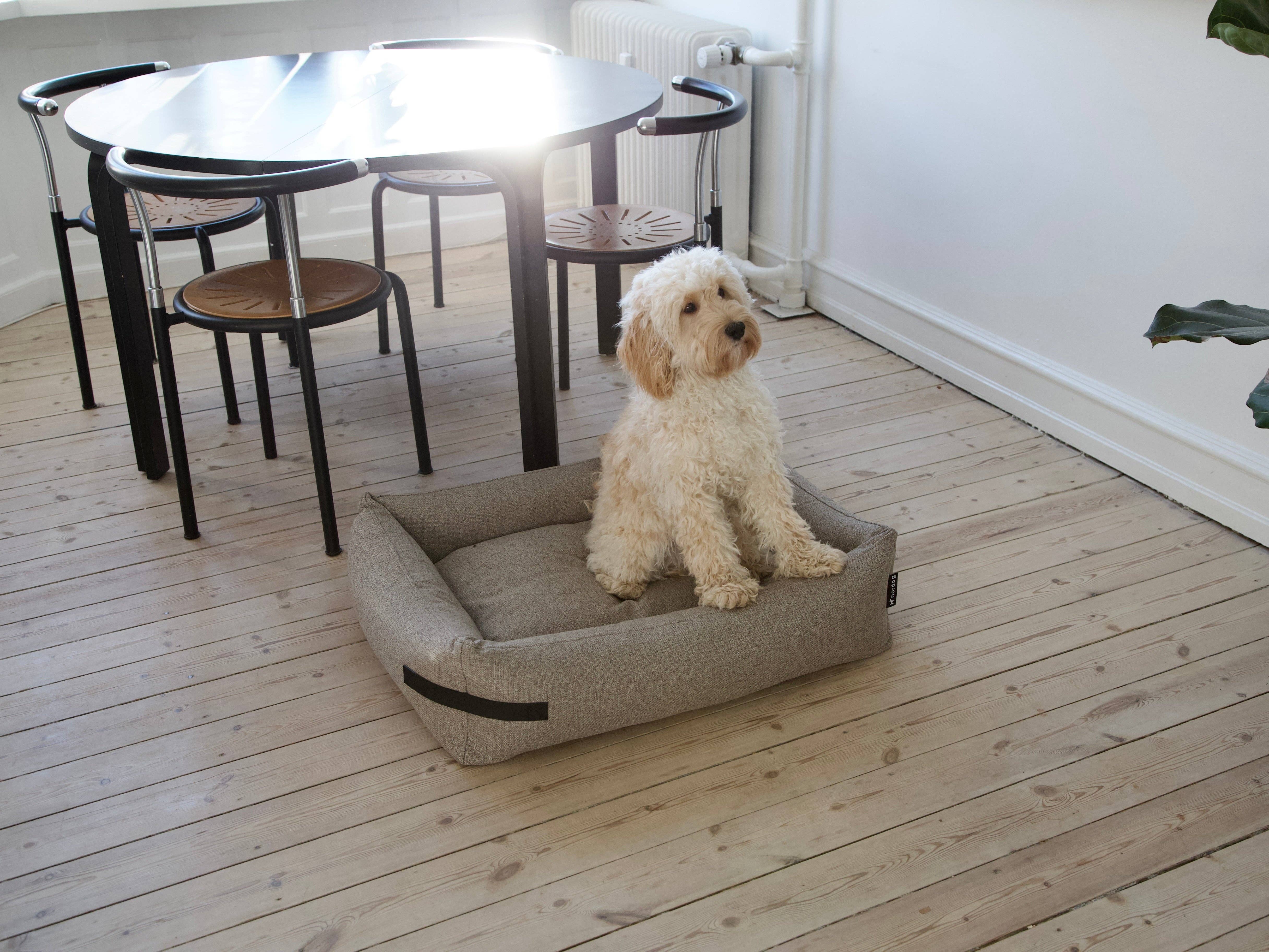 Hygge Dog Bed Cappuccino for wholesale on Faire14