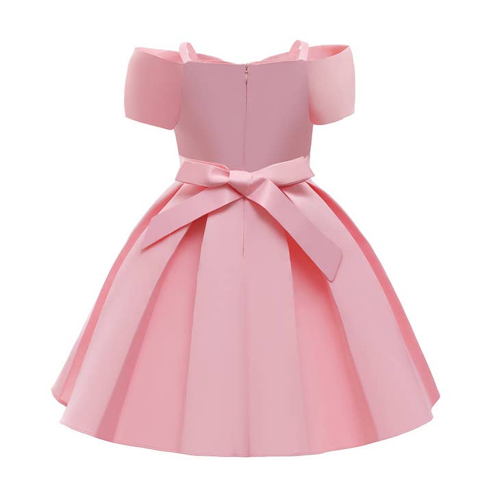 MyKids-USA® - Wholesale Dress - Kids - Baby Girl Solid Color Sling Princess Fashion Dress Children’s Formal Dress14