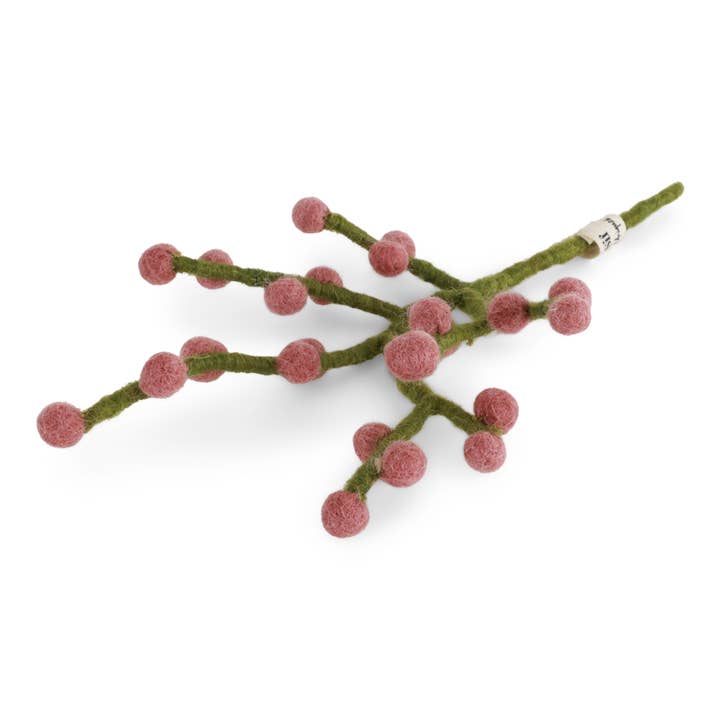 Mini Branch with Rouge Berries for wholesale by Gry and Sif