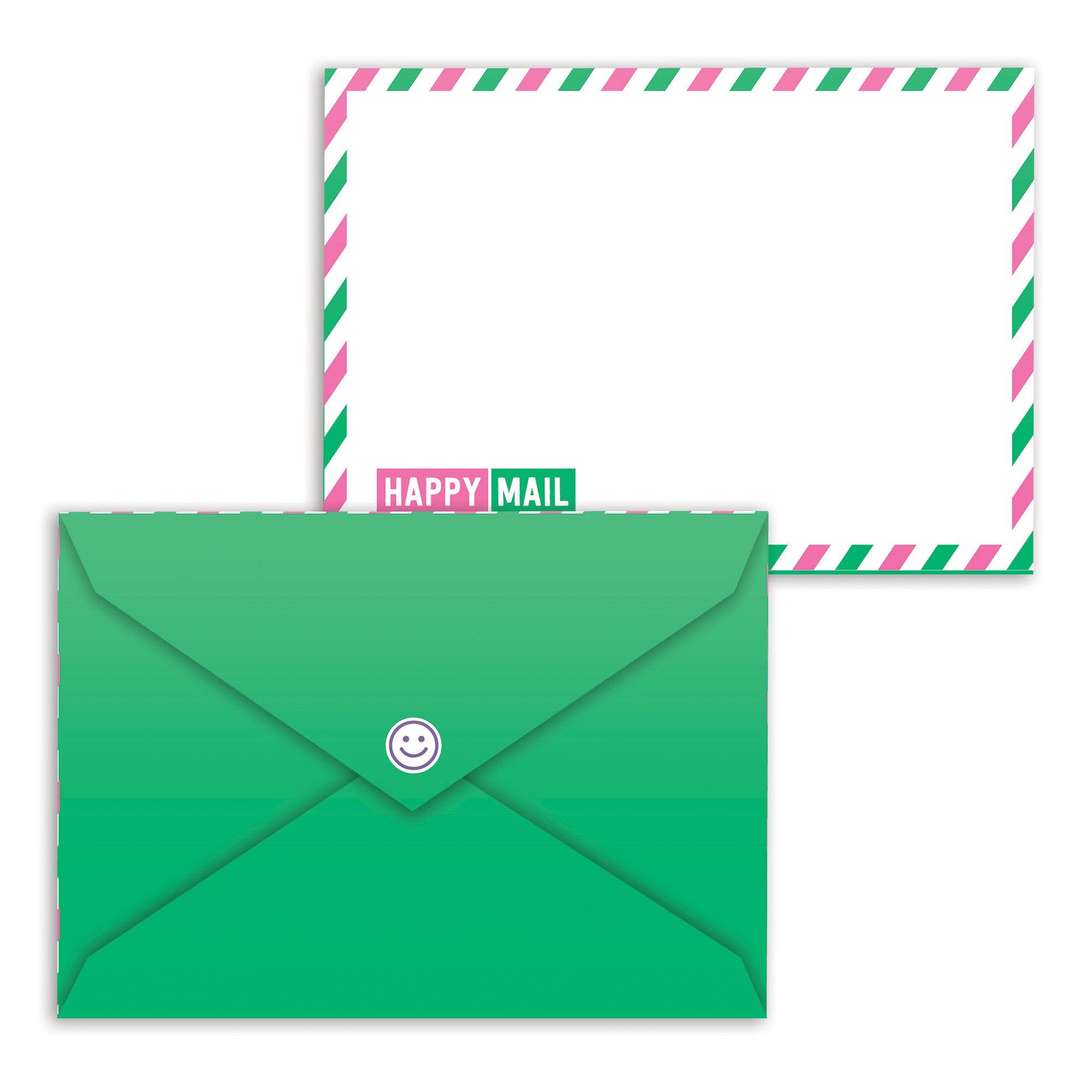 Pipsticks - Wholesale Stationery/Notecard Set - Happy Mail Medley Notecard Pack (12ct)2