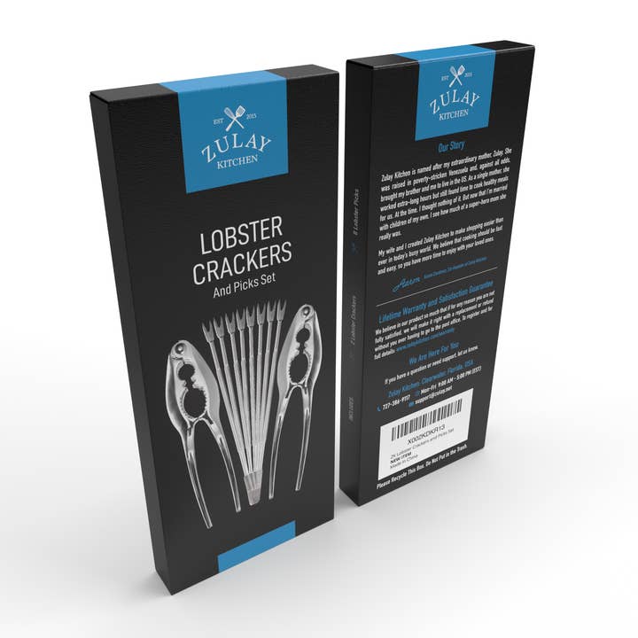 Zulay Kitchen - Wholesale Kitchen Tool/Gadget - Crab Crackers and Tools - 10-Piece Seafood Set1