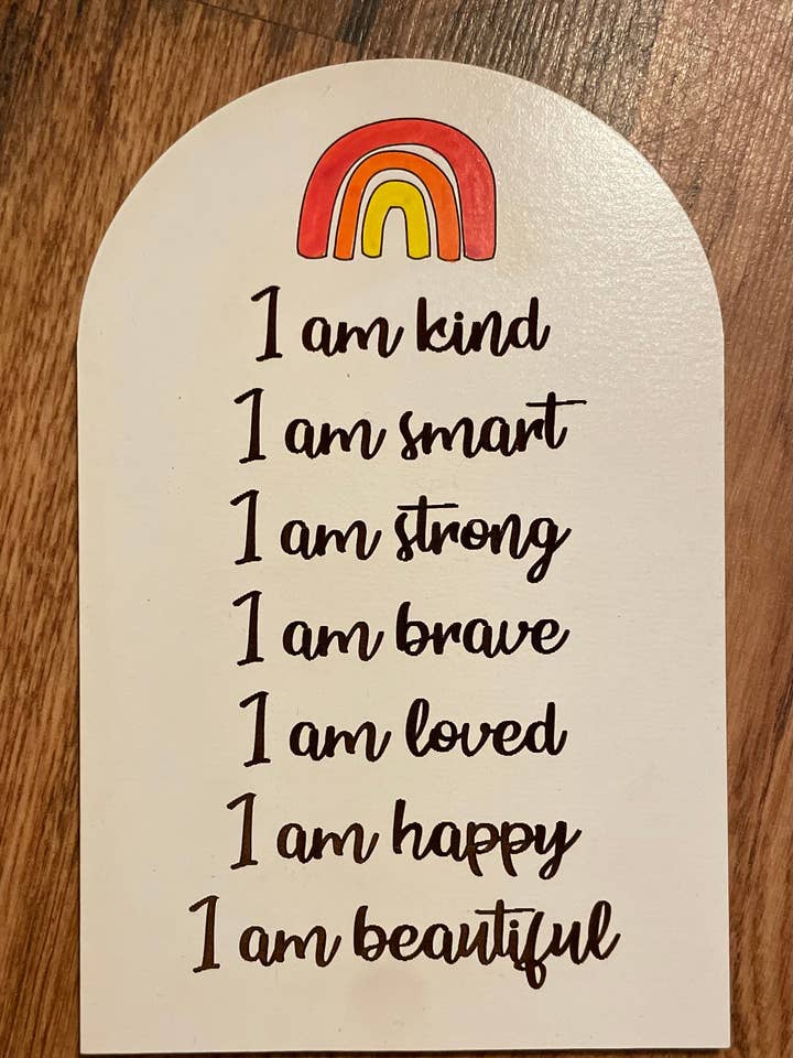 Kleine Gremien für positive Affirmationen für den Großhandel von LivaBella Designs