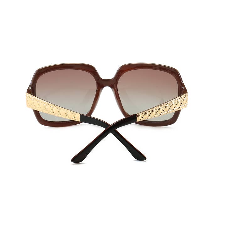 Trio Trading - Wholesale Sunglasses - Women's - Polarized Big Lens Sunglasses For Women Assorted 12 Pack8