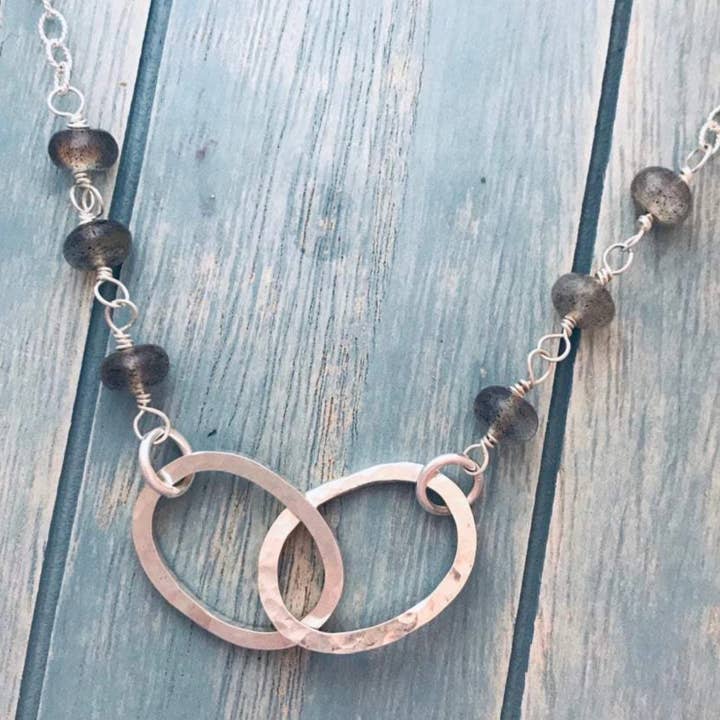 Always Together With Pearls Necklace for wholesale by Swirls Jewelry