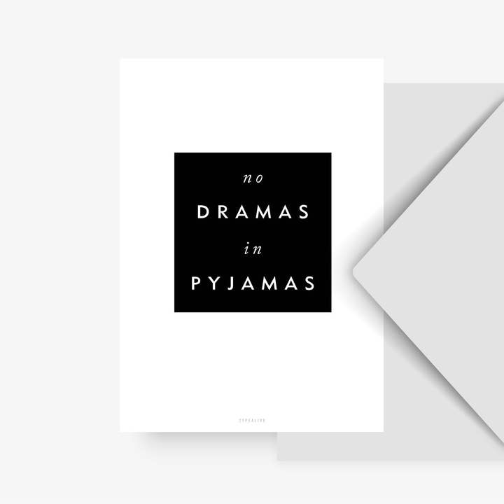 Postcard/No drama for wholesale by typealive