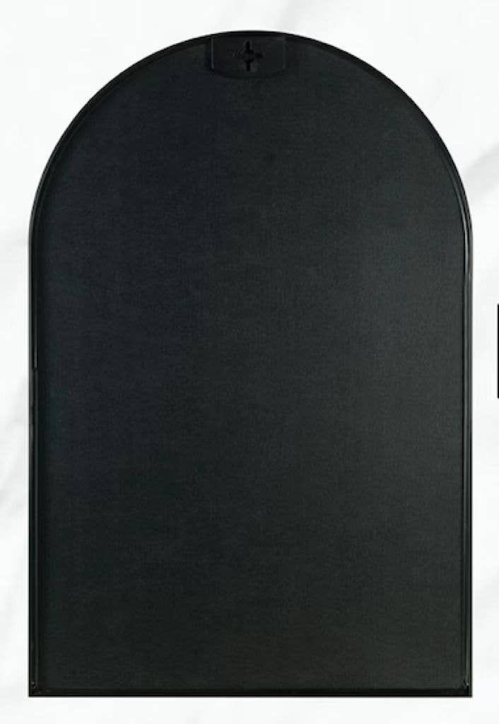 BlakOutlet - Wholesale Wall Mirror - 24x36 Inch Black Metal Framed Arched Wall Mirror9