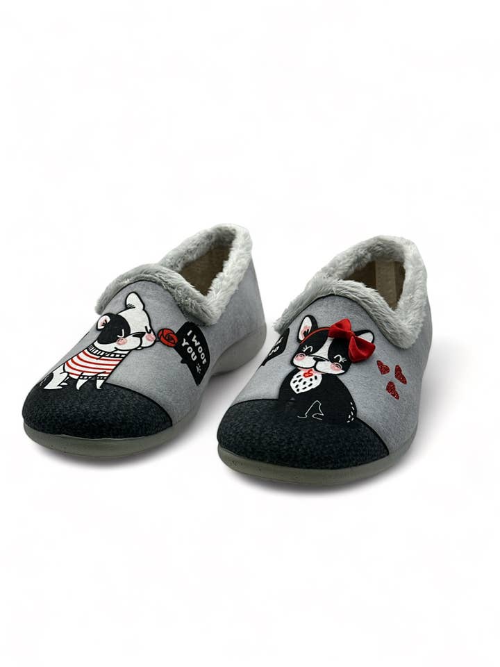 2207-GRÅ DAMRUMPA för wholesale av RONAR SHOES