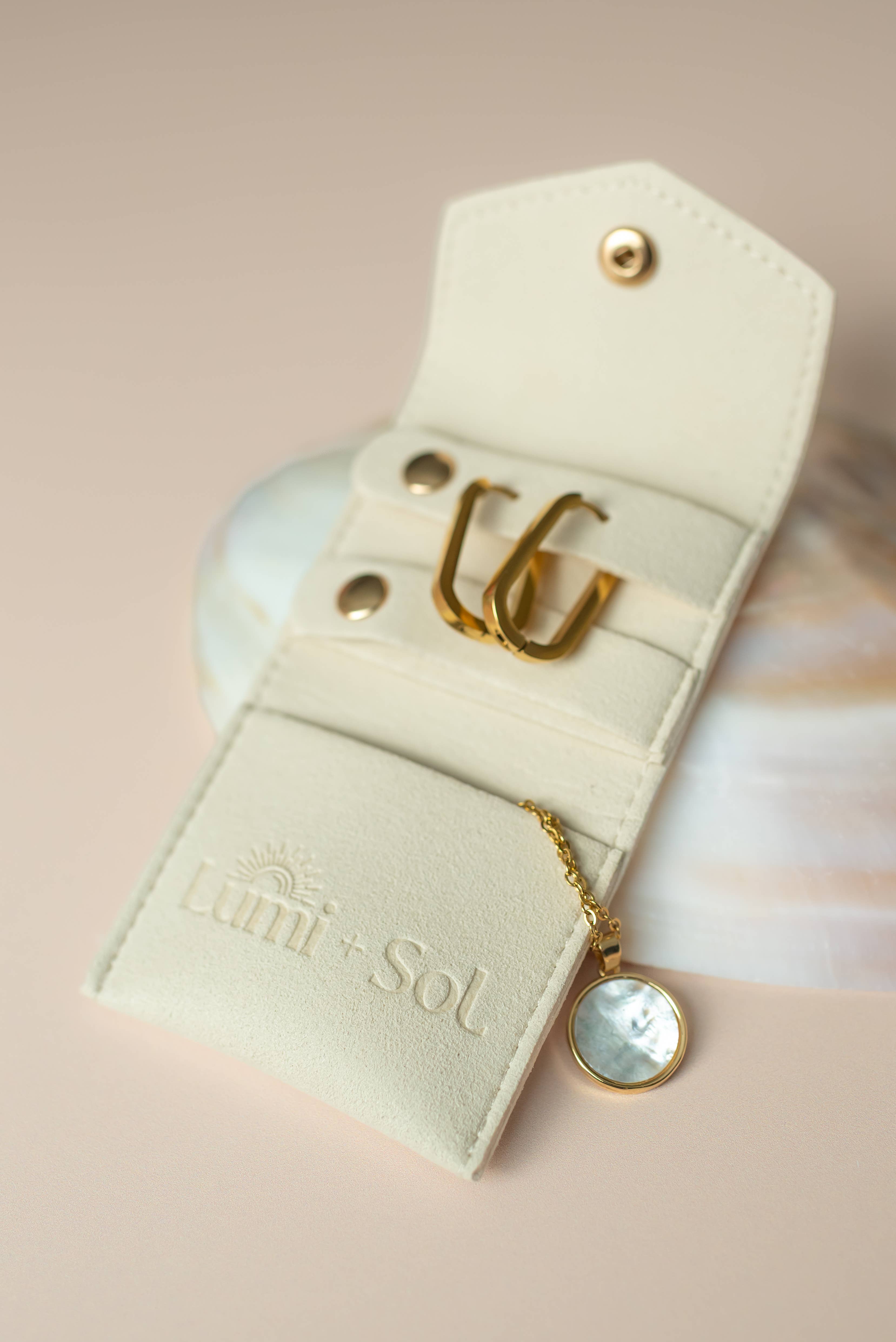 Lumi + Sol - Wholesale Jewelry Box/Organizer - Lumi Weekender Jewelry Pouch 3