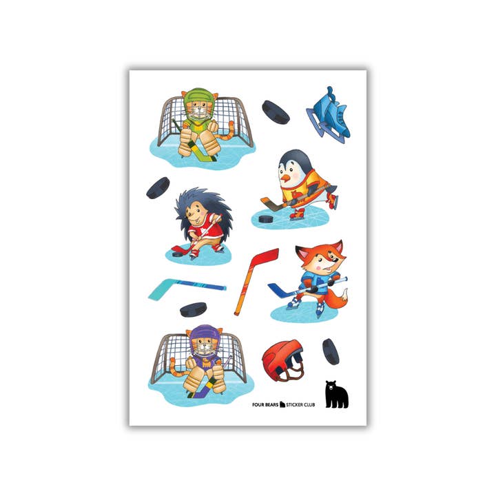 Enfrentamiento Peludo para venta al por mayor de Four Bears Sticker Club