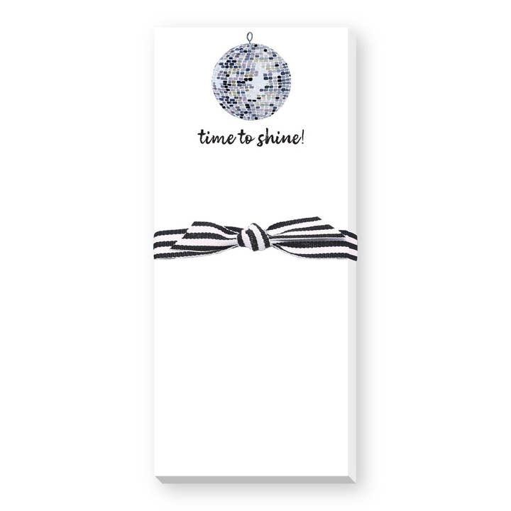 BLOC-NOTES TIME TO SHINE SKINNIE pour la vente par Donovan Designs