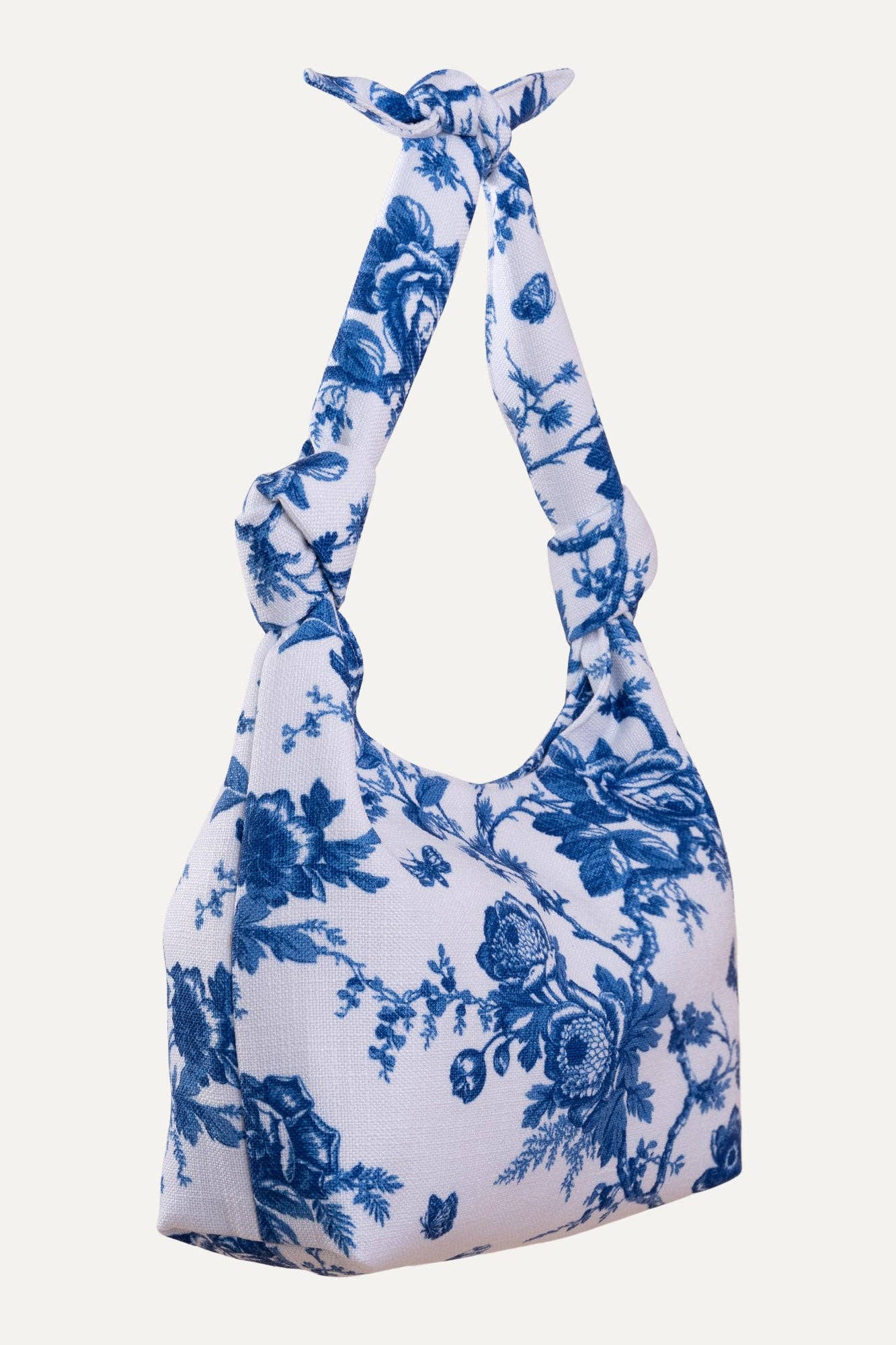 MLE - Wholesale Tote Bag - Women's - Nodo Linen Tote in Delft2