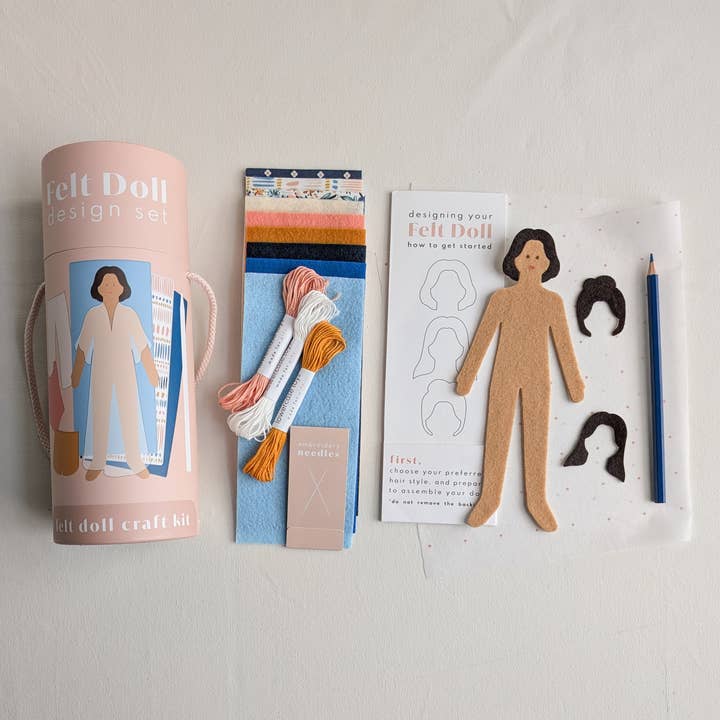 Dune Design Set - A Felt Doll Craft Kit for wholesale by Lowercase Toys