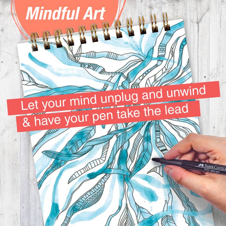 Faber-Castell / Creativity for Kids - Wholesale Coloring Book - Adult - Reverse Coloring and Doodling Book11