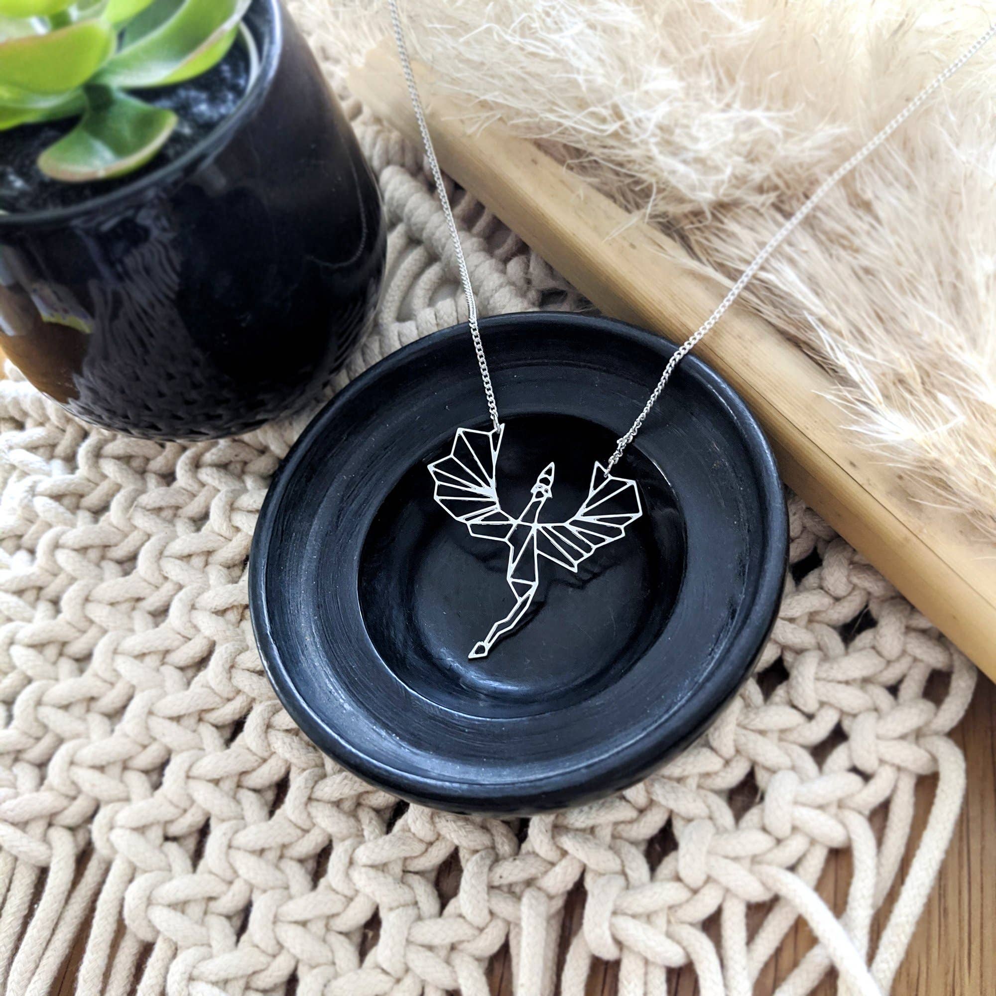 Shany Design Studio – Colar pingente/pendente por atacado – Colar Dragão Dourado/Prateado9