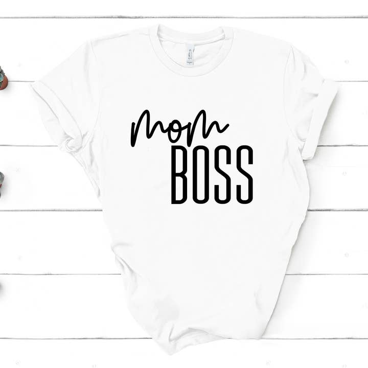 Mom Boss - Unisex Tee por atacado de GirliesGalore