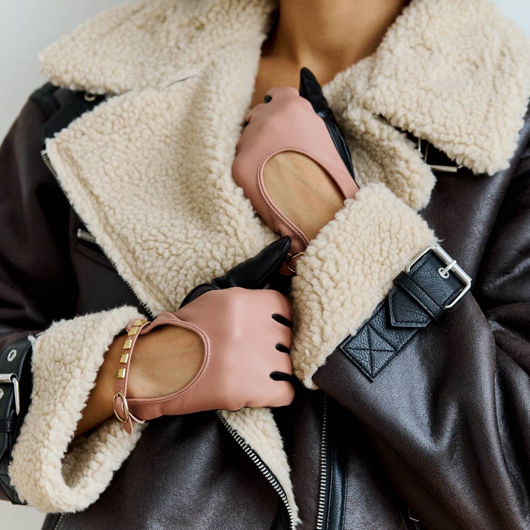 napo gloves – wholesale Gloves – Women's – NapoROCK Women's Nappa Leather Touchscreen Driving Gloves4