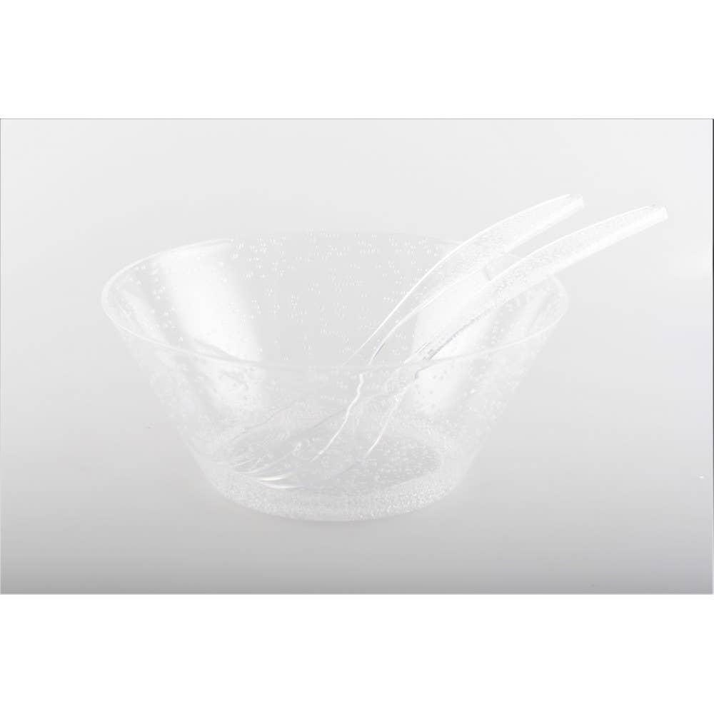 AULICA - Vente Ustensile de service - Couverts à salade acrylique bulle3
