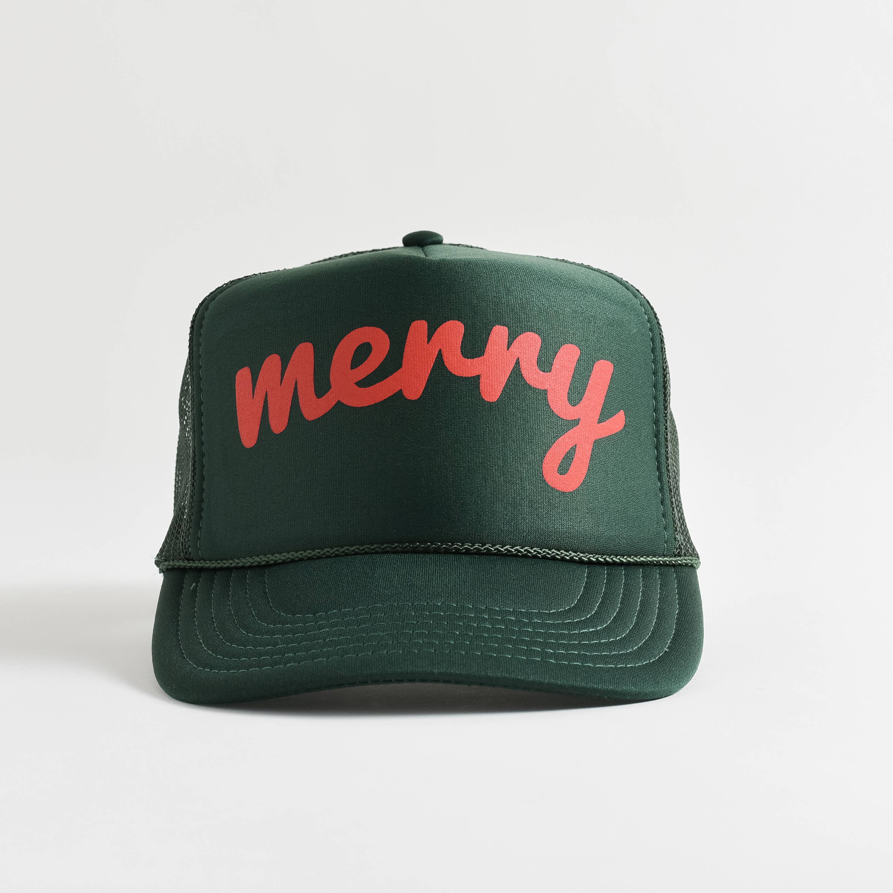 Endless August Supply Co. – wholesale Truckerkeps – Unisex – Merry truckerkeps grön | Julkeps1