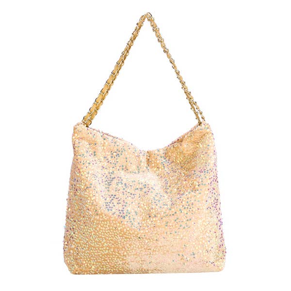 Nima Accessories Inc - Wholesale Shoulder Bag - Women's - Ladies Sequined Shoulder Handbag1