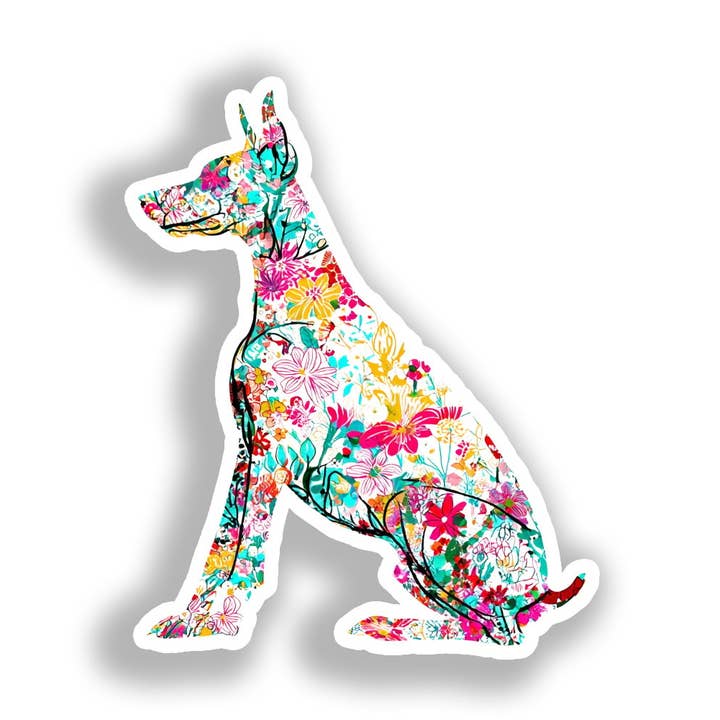 Doberman Pnscher Dog Decal Sticker # A019707 for wholesale by Yoonek Graphics
