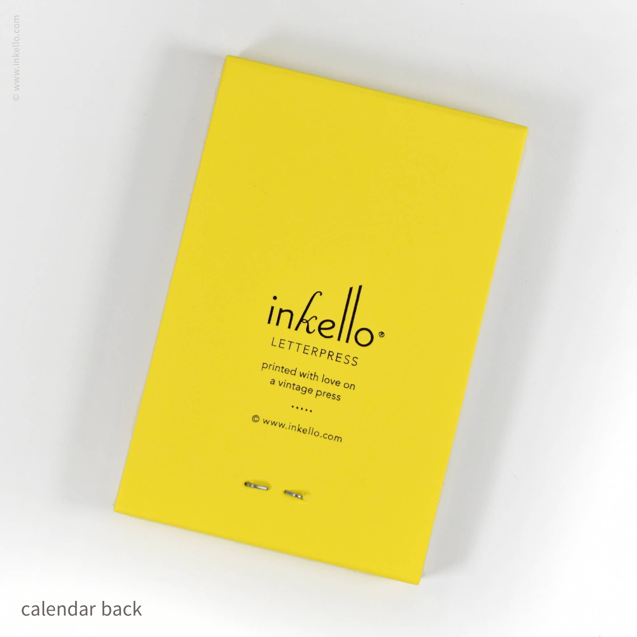 Inkello Letterpress - Wholesale Calendar - 2026 Matchbook Calendar™ (#107)8
