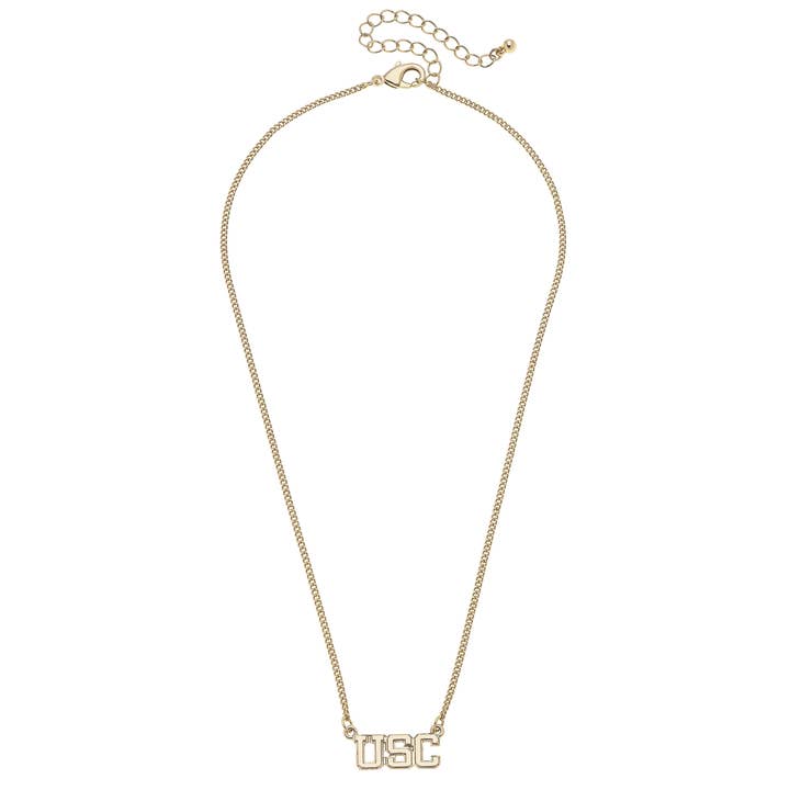 South Carolina Gamecocks Varsity Outline Necklace for wholesale by Canvas Style