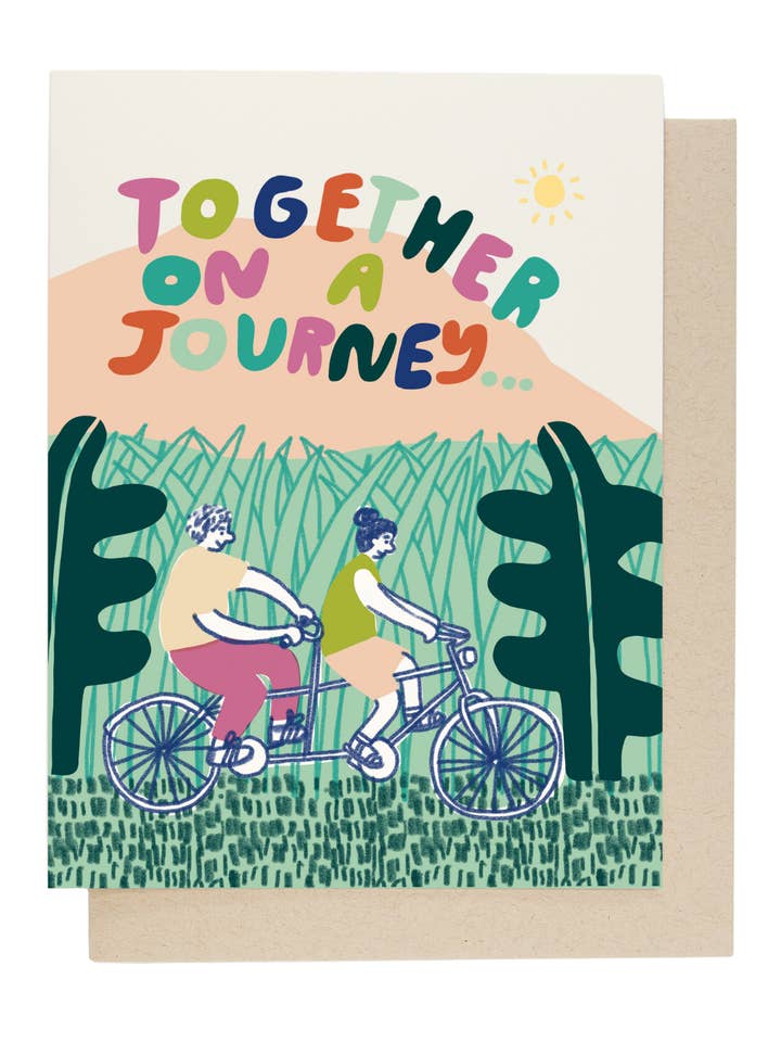 Journey Together Card - Case Pack of 6 Cards for wholesale by People I've Loved