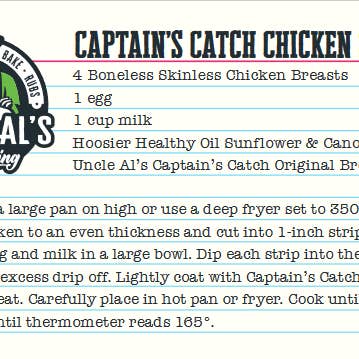 UNCLE ALS BREADING - Wholesale Bread Mix - Captain's Catch Original Breading4