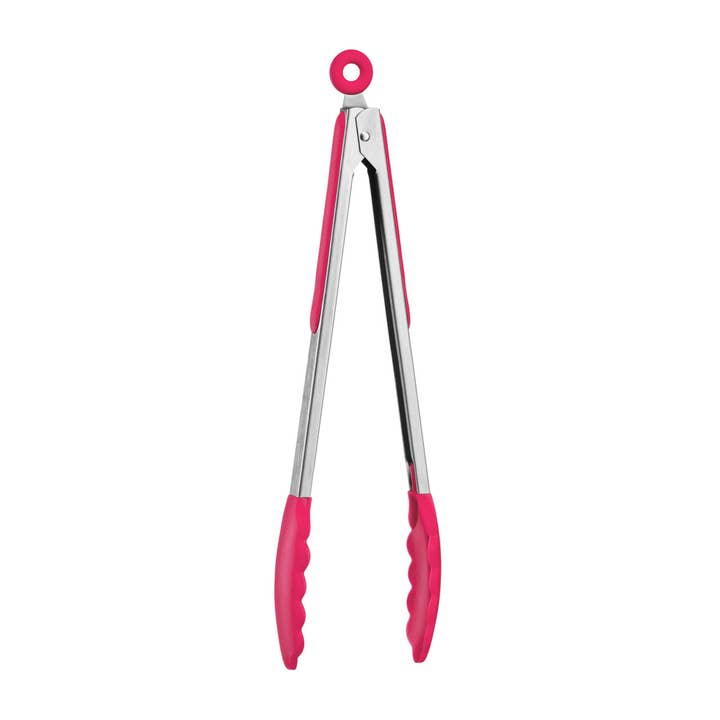 Hot Pink Silicone Zing Tongs for wholesale by Interiors by Premier