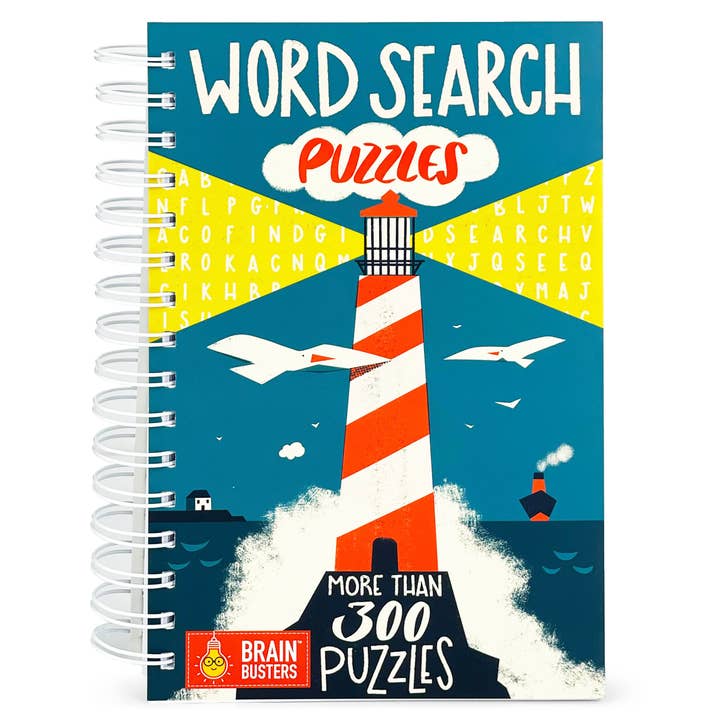 Lighthouse Word Search Adult Puzzles for wholesale by Cottage Door Press