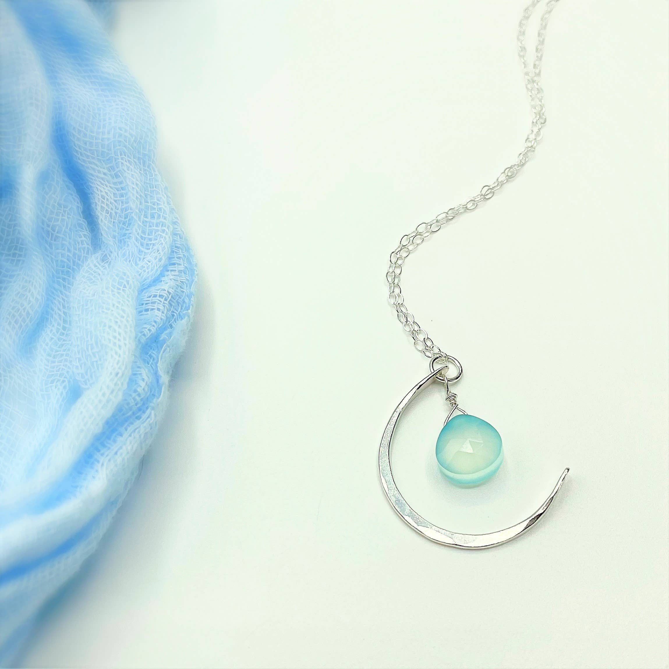 REMOVED BRAND - Wholesale Pendant/Charm Necklace - Blue Sky Luna Necklace0