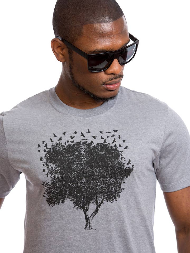 Tree of Life T-shirt voor heren — Biologisch katoen voor wholesale door PLB Design