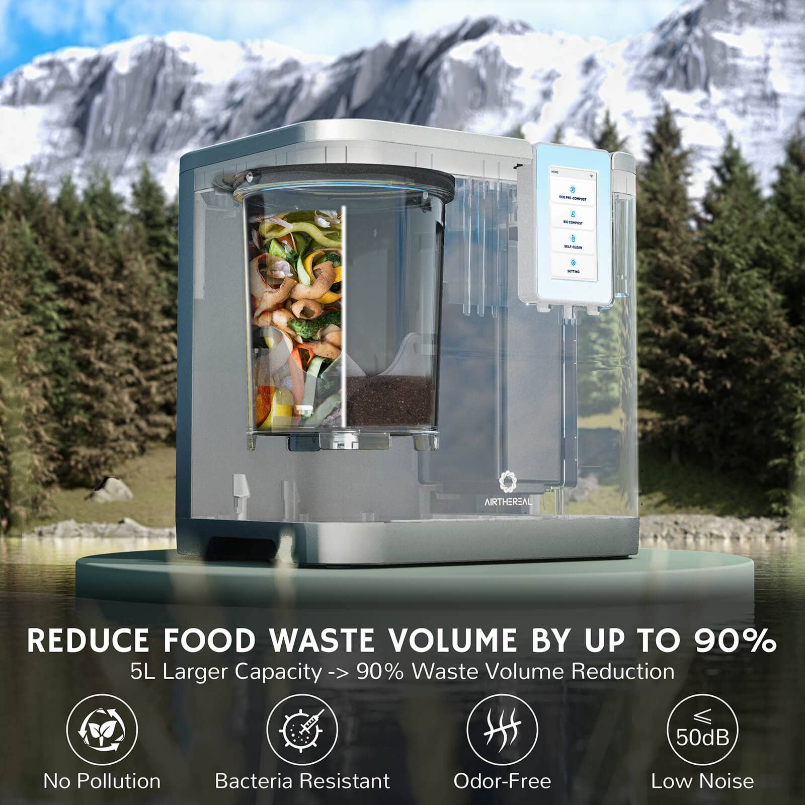 Airthereal - Wholesale Kitchen Appliance - Revive R800 5L WiFi Kitchen Composter2