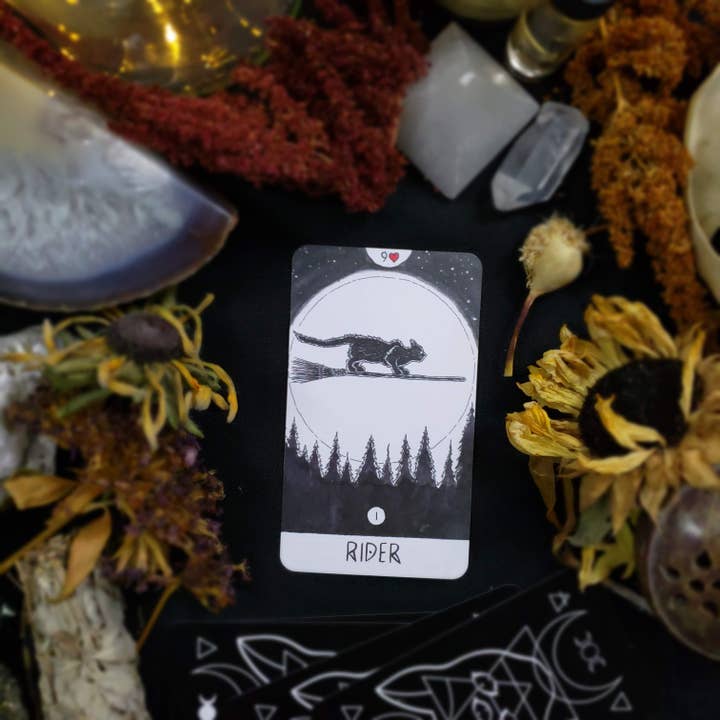 Black Cat Oracle Cards - Wholesale Tarot Cards - Black Cat Lenormand Cards5