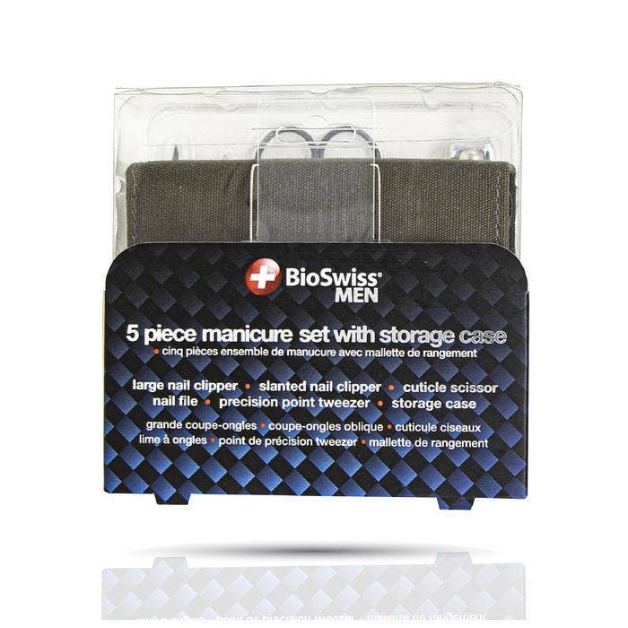 Donnamax Inc. - Wholesale Nailcare Set - 48 Case, 5 Piece Manicure Set BIOSWISS