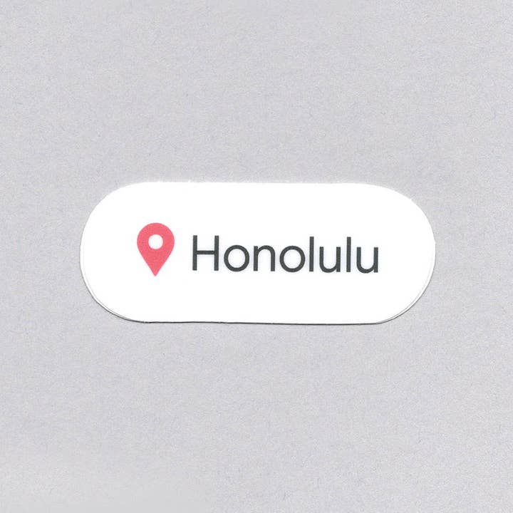 Honolulu Wasserflasche & Laptop-Aufkleber 5,72 cm x 2,21 cm für den Großhandel von Bring Aloha