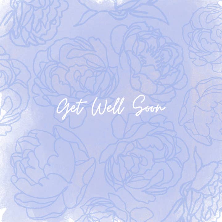 Get well soon Greetings Card for wholesale by Sayers Studio