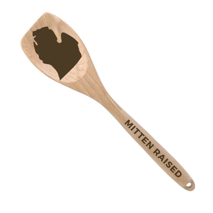 Michigan Themed Wooden Spoon for wholesale by tinkrDIY