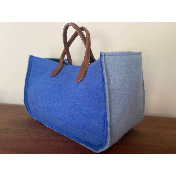 Fibres of Life - Wool & Felt - Wholesale Tote Bag - Women's - The Grab-&-Go Carry All | Felt Wool Tote Bag | Soft Yarn Bag